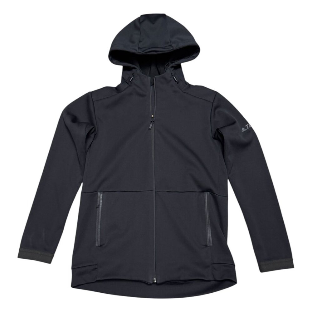 ADIDAS TERREX Shell Waterproof Shacket Outdoor Hiking Black Jacket Womens Medium